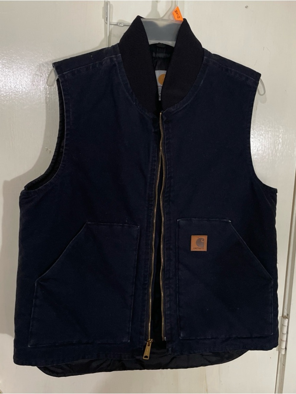 Carhartt Men's M Regular Quilt-Lined Arctic Vest Work V02 MDT Midnight Blue